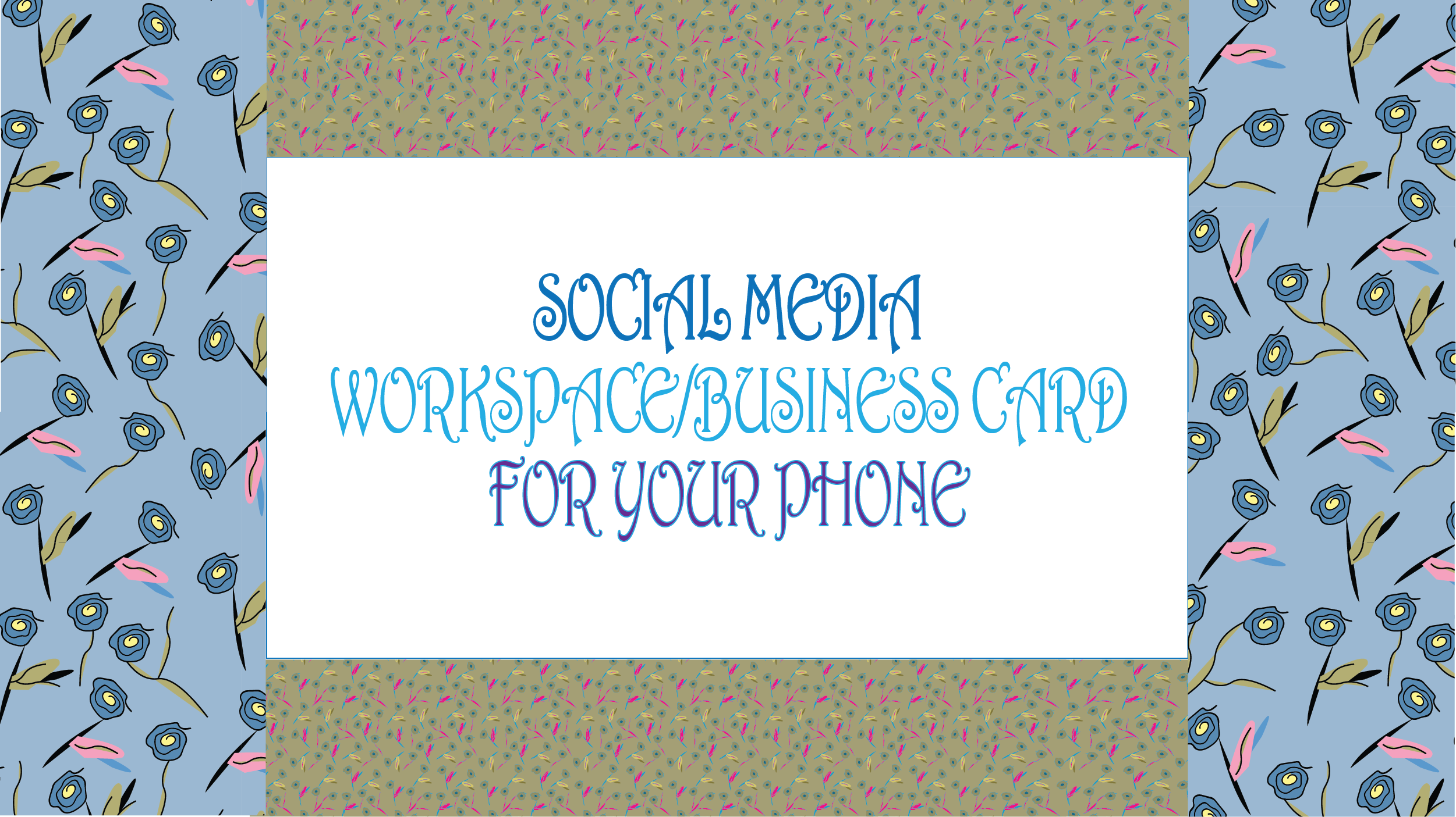 Social Media Facebook cover page